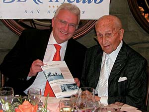 100. Geburtstag E. J. Henne (rechts) Lapp / BMW Group Mobile Tradition