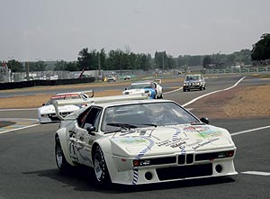 Le Mans Classic 2006: BMW M1 Mnchen Auto' bei der Parade der Hersteller und Clubs