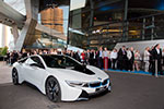 Weltweit erste BMW i8 Auslieferungen am 05. Juni 2014 in der BMW Welt in München.
