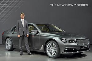 Premiere des neuen 7er-BMWs (G11) am 10.06.2015 in der BMW Welt, mit Harald Krüger, BMW Vorstandsvorsitzender
