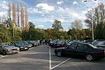 BMW 7er Parkplatz in Moers w�hrend des BMW 7er-Stammtisches