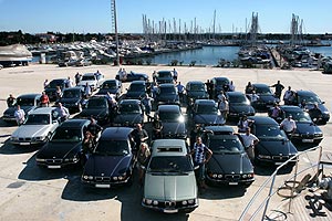 am letzten Sternfahrt-Tag wurde im Yachthafen von Umag ein Gruppenfoto aufgenommen