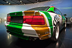 BMW 850 CSi Art Car von David Hockney im BMW Museum in München