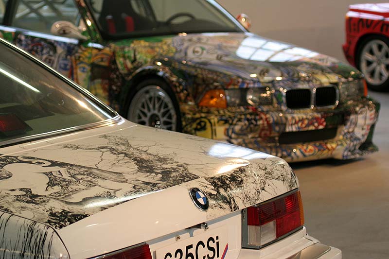 BMW 635 CSi und BMW 3er Art Car in der AUTO-NOM-MOBILE Kassel