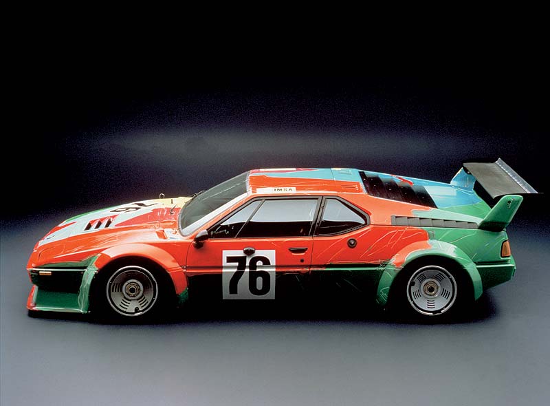 BMW M1 Gruppe 4 Rennversion, Art Car von Andy Warhol, 1979