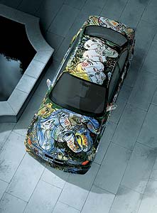 Sandro Chia, Art Car, 1992 - Prototyp - BMW Renntourenwagen, 3er Reihe