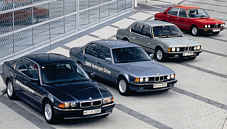 Generationen der BMW Flotte mit Wasserstoffantrieb
