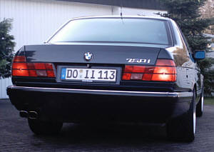 Der BMW 750i (E32) von Björn Giesser