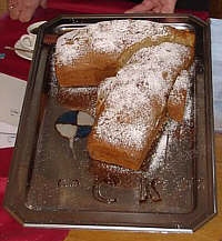 7er-Kuchen, gepacken vom Golf-Restaurant Grevenmühle