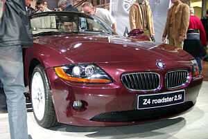 Der neue BMW Z4 auf der Essener Motorshow 2002