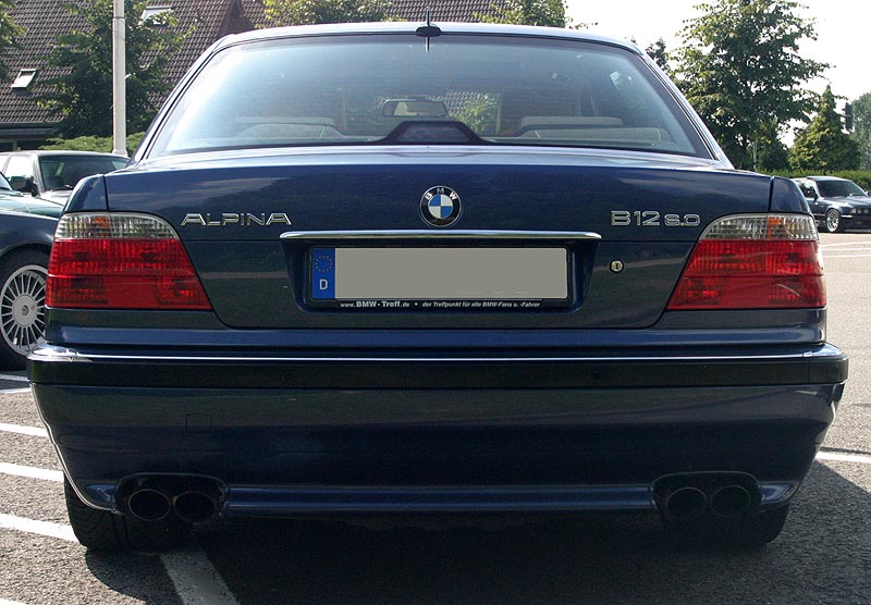 BMW Alpina B12 6.0 (E38) Heckansicht