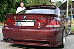 Heinz-Peter Schmitz neben Franks getunten BMW 745i