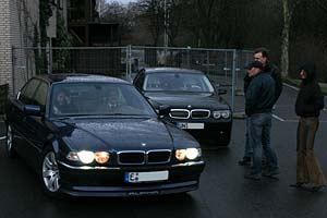 Rainers BMW B12 neben dem BMW 760Li
