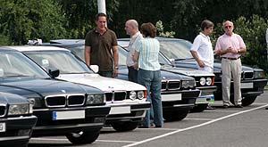 BMW 7er-Stammtisch Rhein-Ruhr in Moers im September 2005