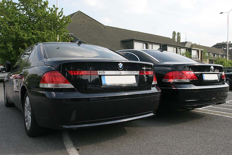 BMW 730Ld (rechts) und BMW 760Li, Rhein-Ruhr-Stammtisch