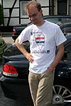 Matthias mit seinem Porec T-Shirt in Essen
