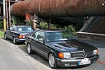 Mercedes Limousine und Coup der selben Generation