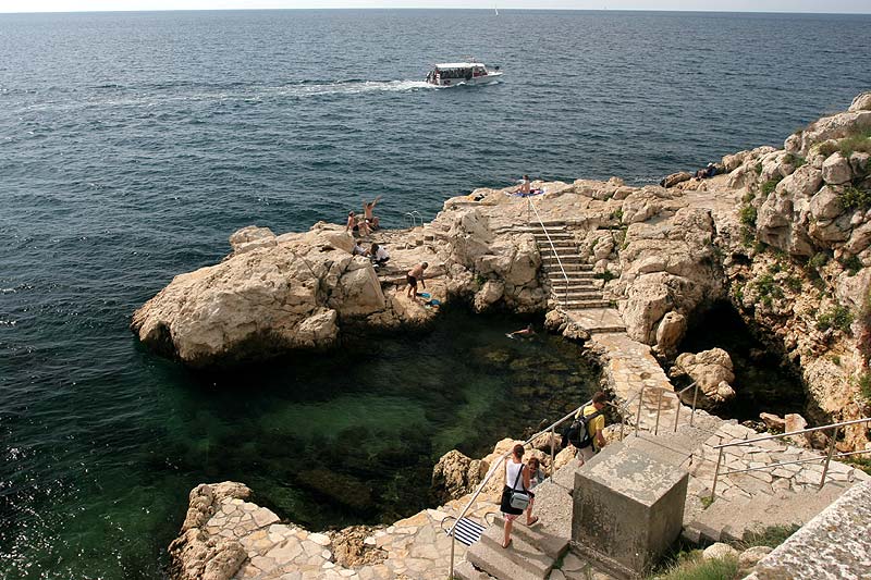 Bademglichkeiten direkt in Rovinj