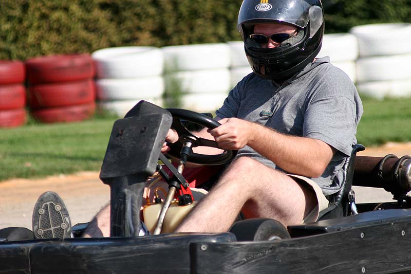 Andre (Herby7) beim Kartfahren in Porec