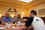 Jean-Marie (Speltz), Erich (Erich M.) und Matthias (TheTwinS74) im Hotel Continental