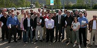 Teilnehmer der ZF-Werksbesichtigung in Saarbrükcen