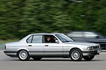 Marino (�BMW Devil�) in seinem BMW 750i (Modell E32)