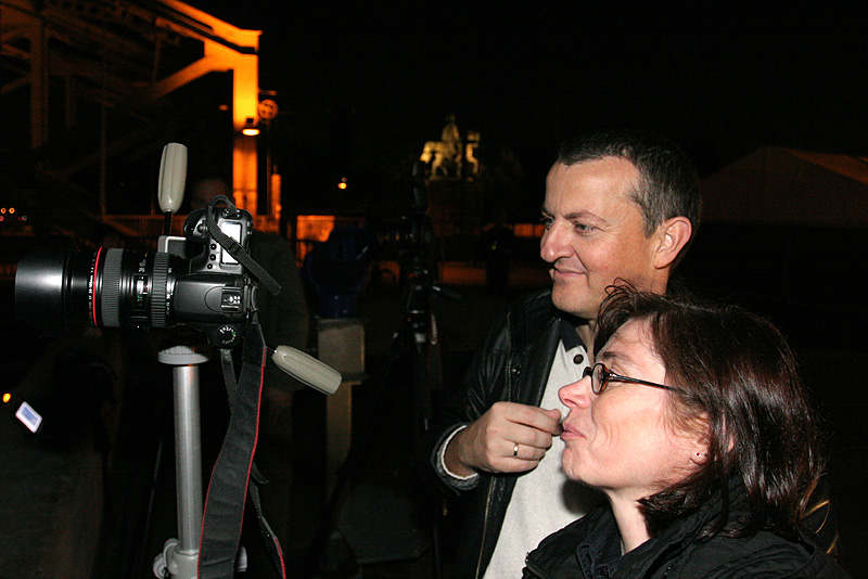 Andreas (angro) mit seiner Frau Christine beim Fotografieren