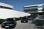 fr die 7er-Fahrer wurde ein Parkplatz auf dem BMW-Gelnde unmittelbar am Besucherzentrum freigehalten