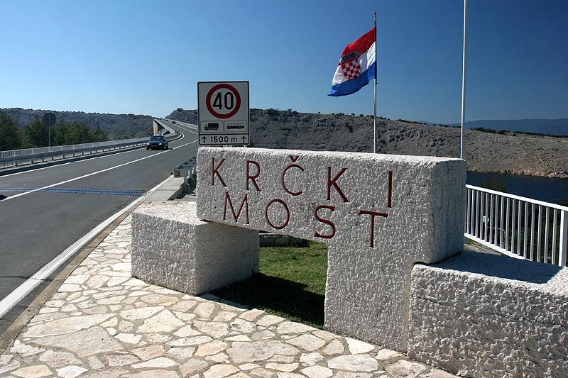 an der Brcke zur Insel Krk, Kvarner Bucht, Kroatien