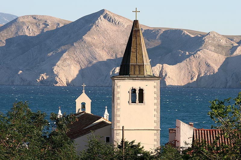 Kirche von Baska, Kvarner Bucht, Kroatien