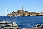 Blick auf die Kirche Sv. Eufemija in Rovinj