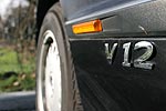 V12-Schild am BMW 750i (E38), 77. Rhein-Ruhr-Stammtisch