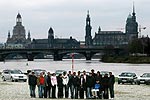 Gruppenfoto an der Elbe