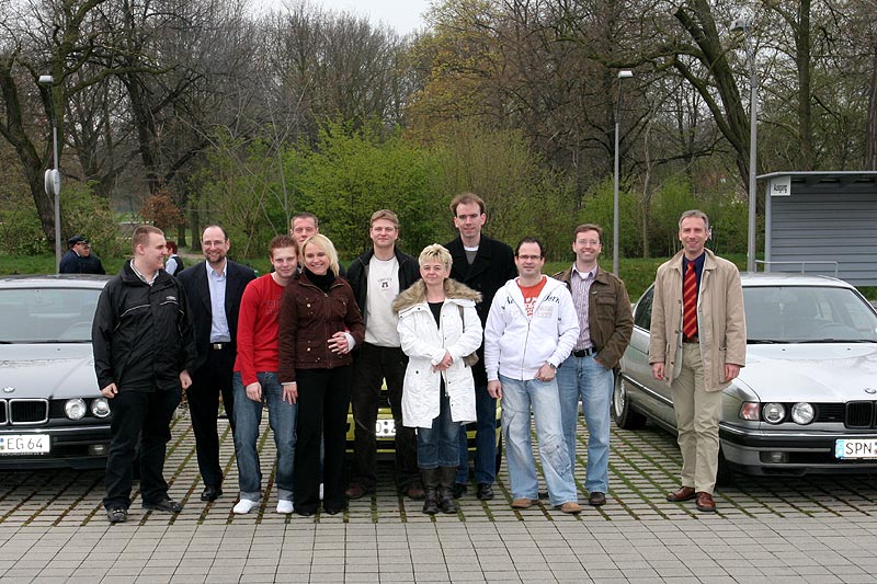 Teilnehmer aus dem 7er-Forum an der Werksbesichtigung in Dresden