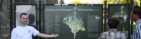 Stammtischgrnder Markus (IsthaMobil) im Schlosspark Wilhelmshhe, Kassel