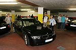 in der Hotel-Tiefgarage: der BMW 740d von Horst (mystica)