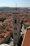 hat man die 463 Stufen auf den Dom berwunden ergibt sich dieser Blick auf Florenz