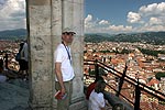 Matthias (TheTwinS74) auf der Kuppel des Florentiner Doms