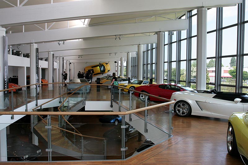 Blick ins Lamborghini Museum