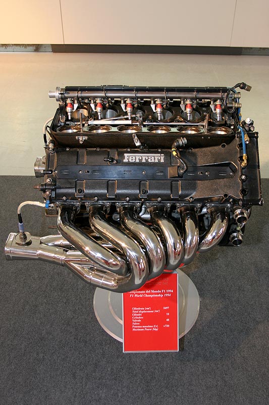 F1-Motor der Saison 1994, 3.5 Liter Hubraum, 12 Zylinder, ber 750 PS
