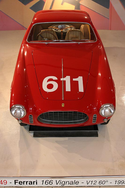 Ferrari 166 Vignale, V12-Motor (1949)