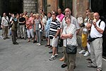 Sternfahrtler beim Sightseeing in Siena