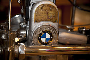 erster BMW Motorradmotor in der Victoria KR 1 Maschine, lngs verbaut