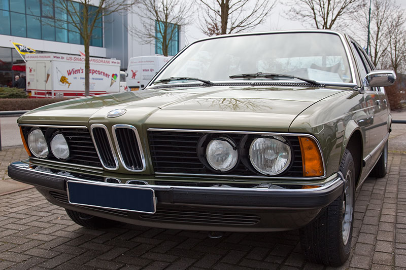 BMW 730 (Modell E23), Baujahr 1978, beim 7er-Treffen in Veenendaal