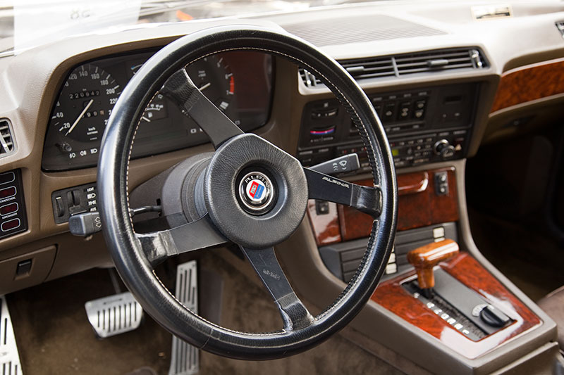 BMW 7er, Modell E23, mit nachgersteten Alpina-Details, Innenraum