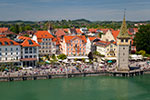 Blick vom Leuchtturm auf Lindau