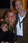 Conny und Uwe ('Raumgleiter') am Abend