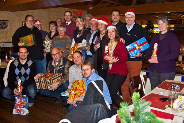 der 55. Rheinischer 7er-Stammtisch im Dezember wurde zum Weihnachtsstammtisch