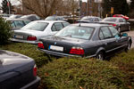 Stammtisch-Parkplatz im Februar 2011 in Castrop-Rauxel. 