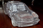 BMW 750Li (E32) Edelglas-Modell von vorne.